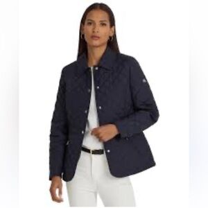 Ralph Lauren Women's Navy Quilted Puffer Jacket